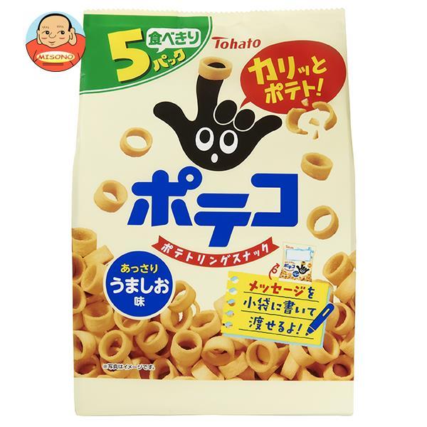 東ハト ポテコ うましお味 5P 110g×12袋入｜ 送料別