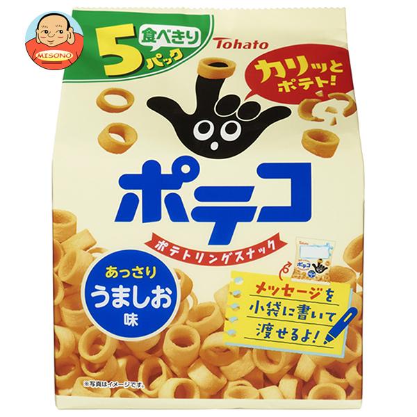 東ハト ポテコ うましお味 5P 110g×12袋入 メーカー 問屋直送｜ 送料無料