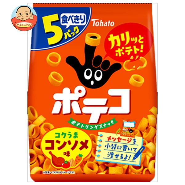 東ハト ポテコ コンソメ味 5P 95g×12袋入 メーカー 問屋直送｜ 送料無料