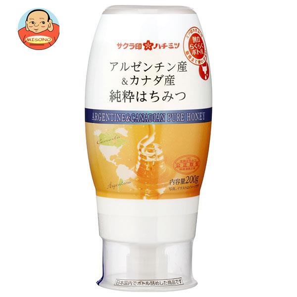 加藤美蜂園 サクラ印 アルゼンチン産＆カナダ 産純粋はちみつ 200g×12