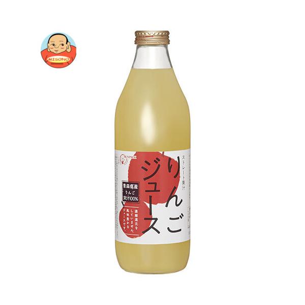 ゴールドパック りんごジュース 1L瓶×6本入｜ 送料別 : 味園サポート
