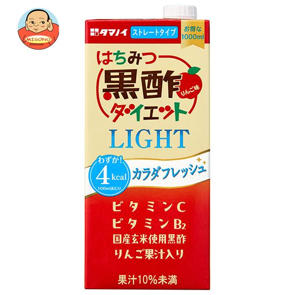 まとめ買いで送料がオトク！3ケースまでは、送料1個口（1梱包）の配送料金でお届けします。1本あたりの商品価格225円（税別）黒酢 はちみつ黒酢 ダイエット 1000ml 紙パック