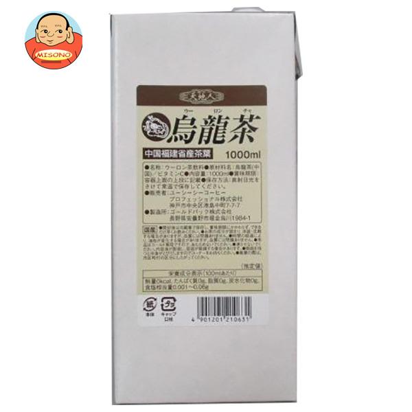 [爆買] UCC 烏龍茶 1000ml紙パック×6本入｜ 送料別