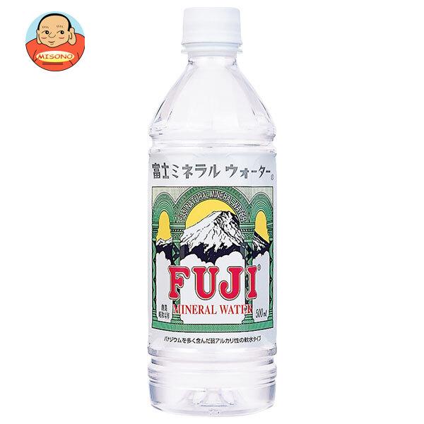 日本製ミネラルウォーター 500ml 富士ミネラルウォーター 500mlペットボトル×24本入｜ 送料別