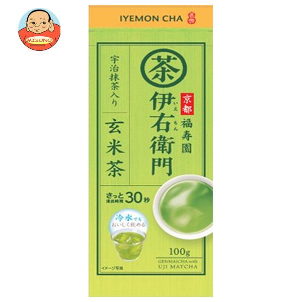 宇治の露製茶 伊右衛門 抹茶入り玄米茶 100g×12袋入｜ 送料別