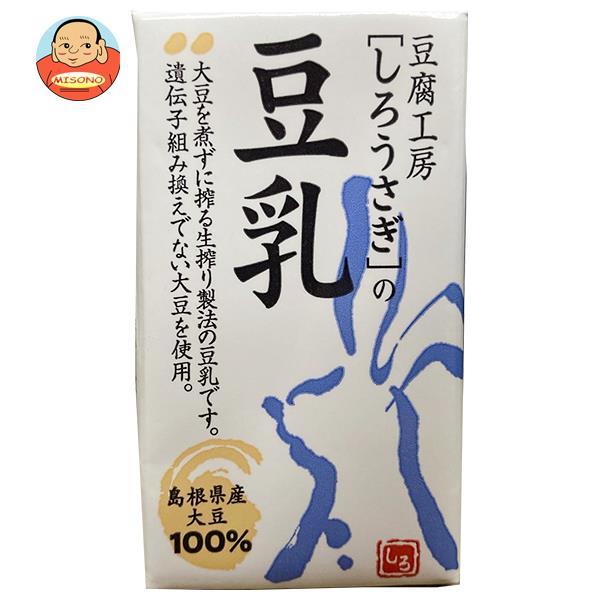 木次乳業 しろうさぎの豆乳 125ml紙パック×18本入｜ 送料別 : 味園