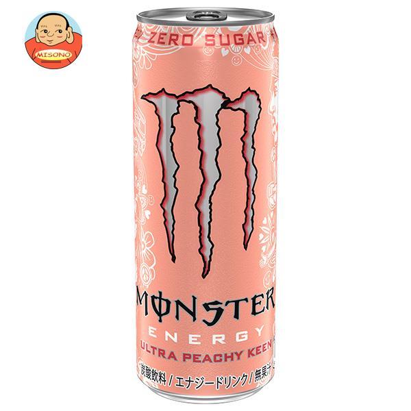 他サイト： 送料無料 アサヒ飲料 MONSTER(モンスター) ウルトラピーチーキーン 355ml缶×24本入の商品画像
