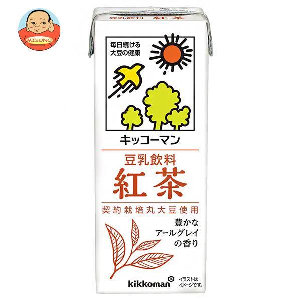 キッコーマン 豆乳飲料 紅茶 200ml紙パック×18本入