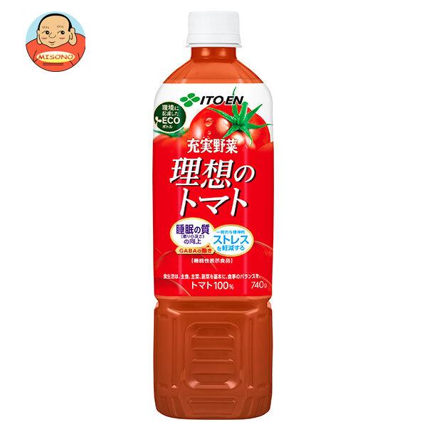 理想のトマト 伊藤園 充実野菜 740gペットボトル×15本入｜ 送料別