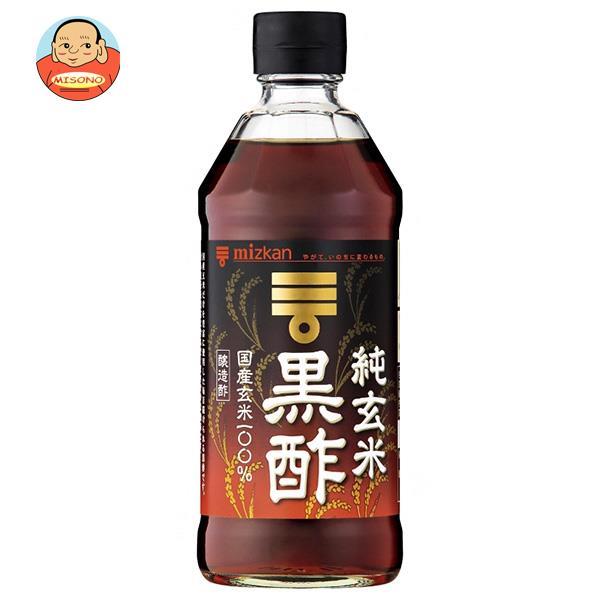 黒酢 新生 ミツカン 純玄米黒酢 500ml瓶×6本入｜ 送料別 : 味園