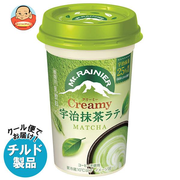 森永乳業 送料無料 マウントレーニア クリーミー 宇治 抹茶ラテ 240ml