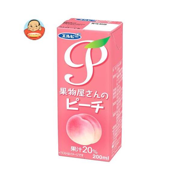 エルビー 果物屋さんのピーチ20 200ml紙パック 24本入 味園サポート Paypayモール店 通販 Paypayモール