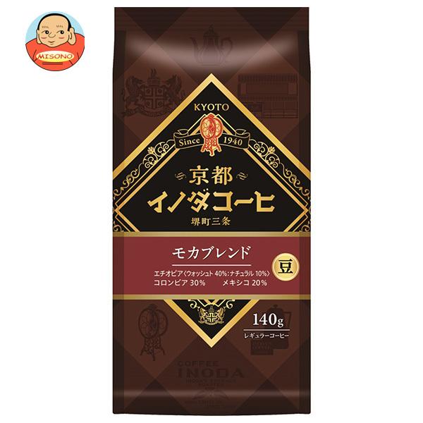 キーコーヒー 京都イノダコーヒ モカブレンド 豆 140g×6袋入｜ 送料別