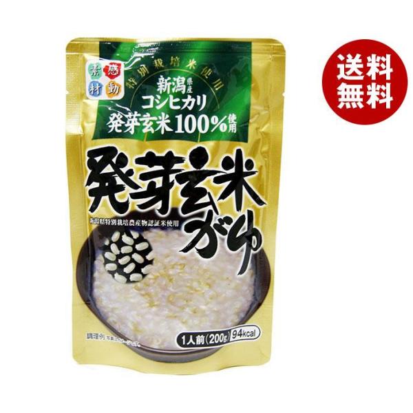 ヒカリ食品 こしひかり 発芽玄米がゆ 200gパウチ×24個入×(2ケース)｜ 送料無料