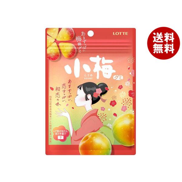 小梅 ロッテ 小梅グミ 49g×10袋入×(2ケース)｜ 送料無料 : MISONOYA