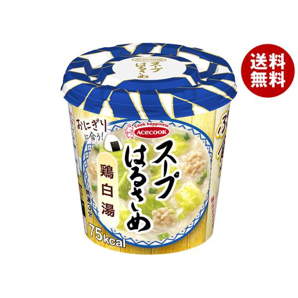 エースコック スープはるさめ 鶏白湯 22g×12(6×2)個入｜ 送料無料