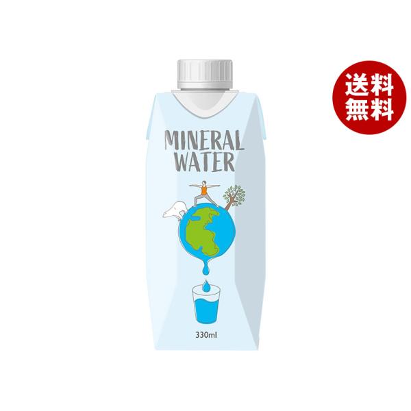 サクラ食品工業 サクラミネラルウォーター 330ml紙パック×18本入×(2ケース)｜ 送料無料