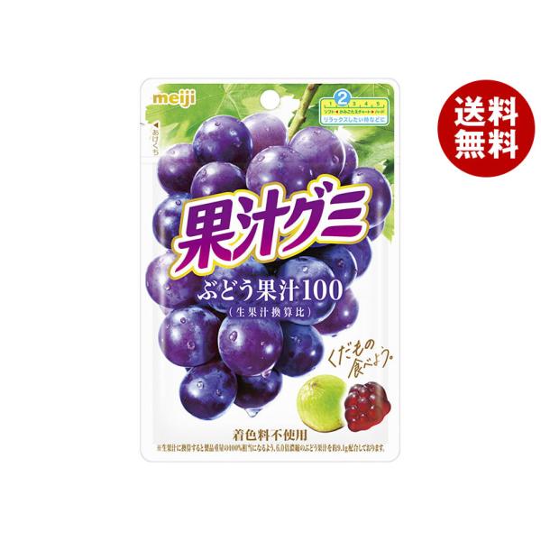 グミ出品 果汁グミ 明治 ぶどう 54g×10袋入｜ 送料無料 : MISONOYA ヤフー店