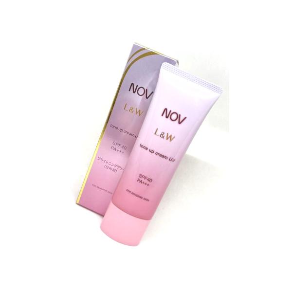 フェイスクリーム NOV L&W tone up cream UV 50g x3 NOV L＆W ノブL＆WトーンアップクリームUV 首・胸元用 : Miss Sweet