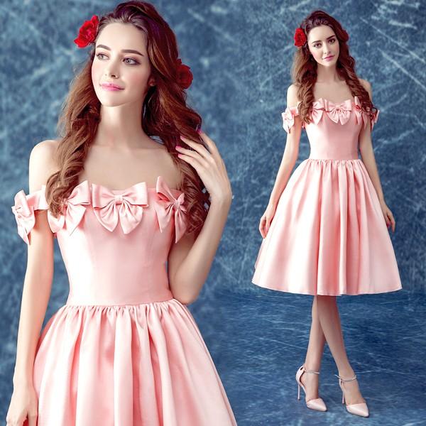 ミニドレス 披露宴 花嫁 ミニドレス 安い フォーマルドレス 二次会 コンサート 結婚式 カラードレス ミニ 演奏会 ウェディングミニドレス 姫系 リボン Csmnq040 ミットスウィーティー 通販 Yahoo ショッピング