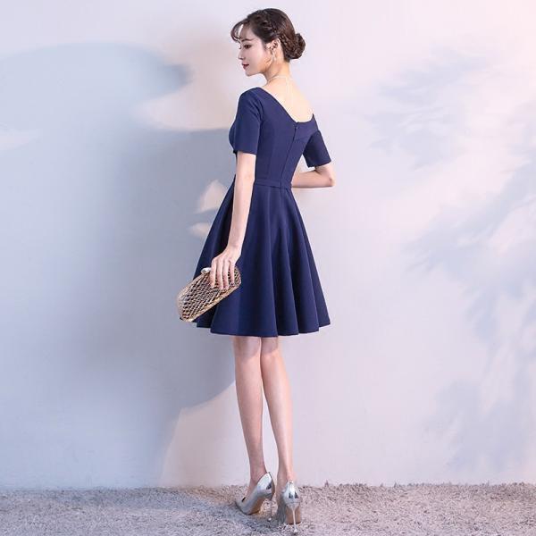 パーティードレス 演奏会 ミニドレス 安い 結婚式 カラードレス 青 ミニワンピース 花嫁 ドレス 二次会ドレス フォーマル Aライン お呼ばれ 大きいサイズ Csmnq233 ミットスウィーティー 通販 Yahoo ショッピング