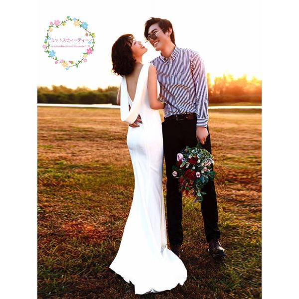 絶賛 結婚式 前撮り ウェディングドレスセット 白一式 花嫁衣装 Elieca 二次会 即日発送
