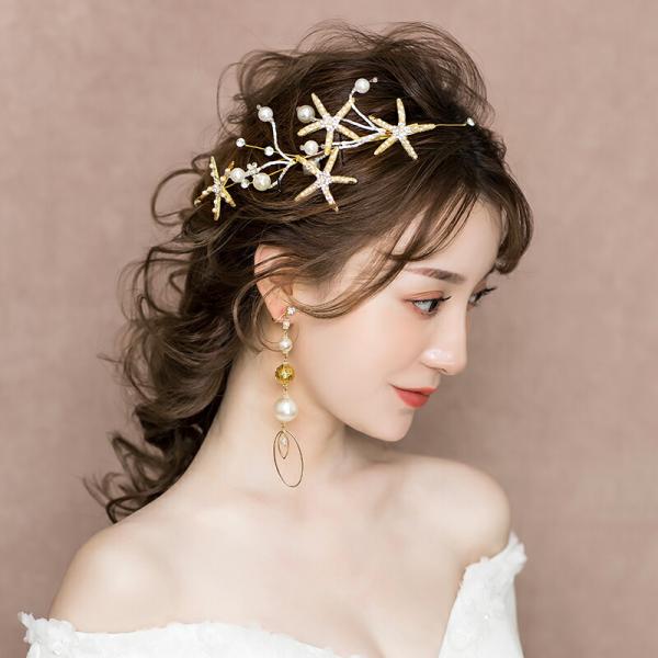 ☆新品☆シルバーヘッドドレス ヘアアクセサリー ウェディング 結婚式 ティアラ