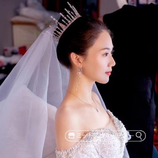 世界の人気ブランド ティアラ クラウン ウェディング 結婚式 パール ヘッドドレス コスプレ 冠