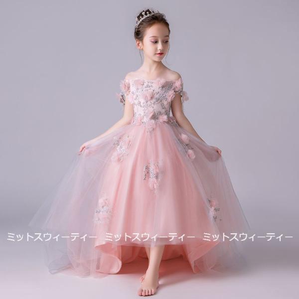 ピンク 花柄刺繍 ベビードレス ベビードレス 新生児~90cm 花柄刺繍 退院用 ベビードレス お