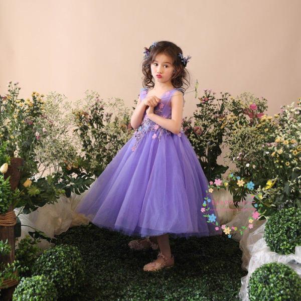 子供ドレス ピアノ発表会 安い キッズドレス ロングドレス 入園式