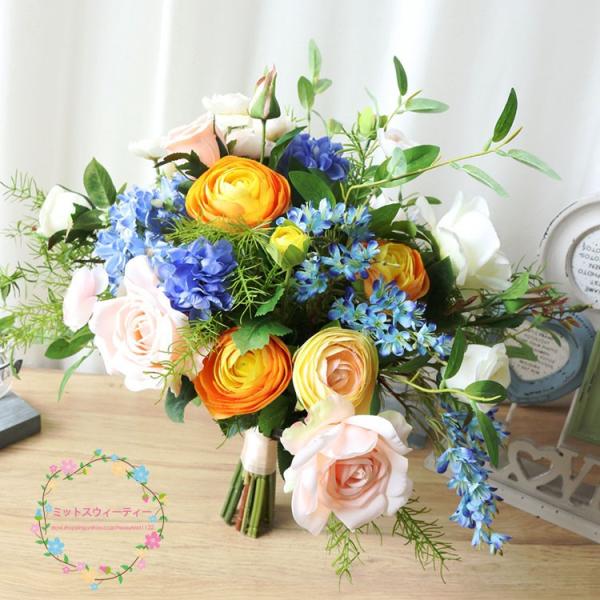 ブーケ ウエディングブーケ 手作り 花嫁 花 ガーデニング ブライダルブーケ 結婚式 ブライダルブーケ ウェデイングブーケ 安い 披露宴 二次会