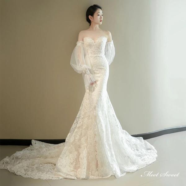 ウェディングドレス ウエディングドレス ロングドレス 二次会 結婚式