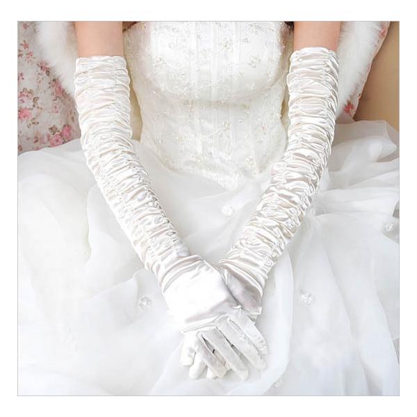 ウエディンググローブ ロング 結婚式 安い ブライダルグローブ ロング