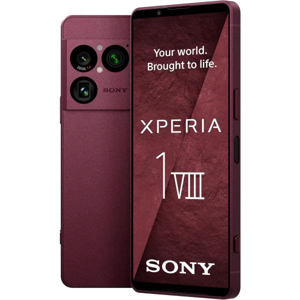 Xperia Sony 1 VIII XQ-GE74 Dual Sim + eSim 12GB RAM 512GB 5G 赤