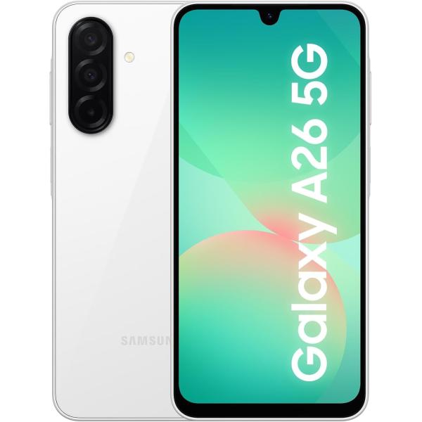 Galaxy Samsung A26 A266B Dual Sim 8GB RAM 256GB 5G 白 新品 SIM