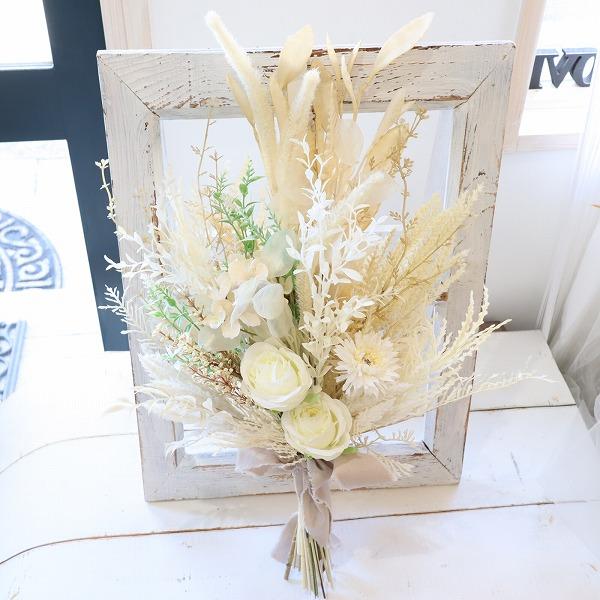 ドライフラワー風クラッチブーケ フォトウェディング : 花とブーケの