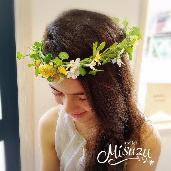 花冠（大人用） Amazon | 花冠 ウエディング 花かんむり 結婚式 花 ハワイアン