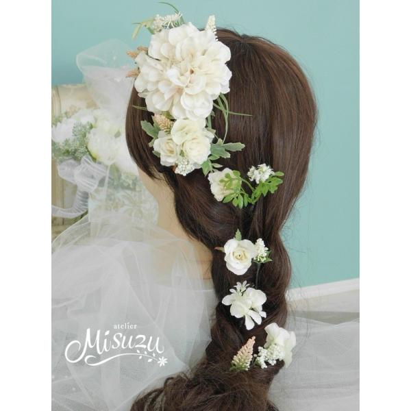 ヘアパーツセット22pセット ヘッドドレス 海外ウェディング ラプンツェル風 髪飾り2 Hair013 Hairset072 花とブーケのアトリエ美鈴ヤフー店 通販 Yahoo ショッピング