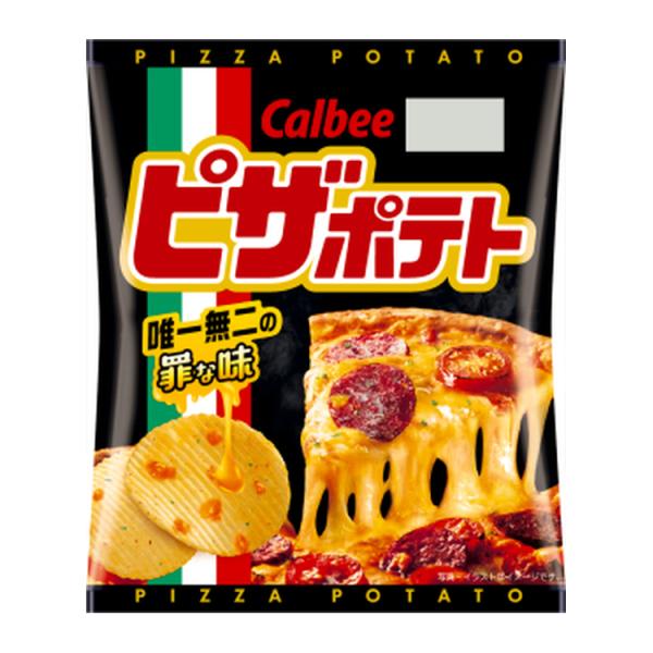 カルビー ピザポテト60g×12袋｜ポテトチップス 厚切り チーズ 濃厚