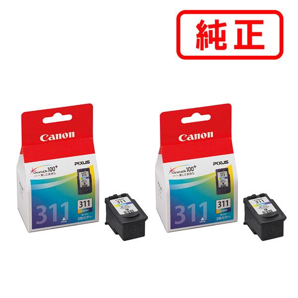 キャノン　BC-310 ブラックBC-311 純正　インク 3色カラー Amazon.co.jp: キヤノン 純正 インク カートリッジ BC-311 3色