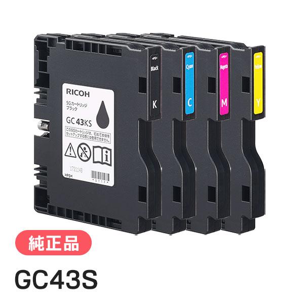 リコー（RICOH） 純正インク SGカートリッジ GC43S 4色セット