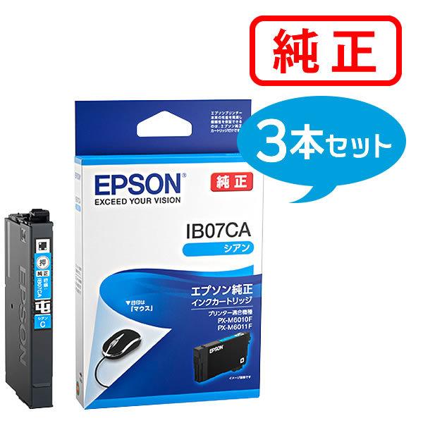 EPSON エプソン インクカートリッジ(シアン)/標準インク/約300ページ対応(IB07CA)