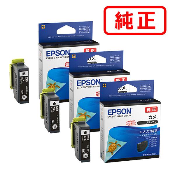 EPSON - EPSON 純正インク カメ　セット Amazon.co.jp: (2個セット) EPSON エプソン 純正インク KAM-BK