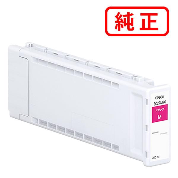 エプソン 純正インク インクカートリッジ SC27M70 マゼンタ