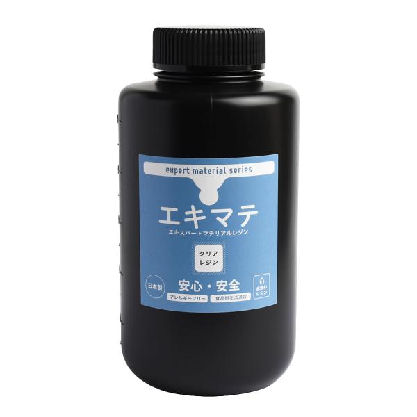 日本製アレルギーフリーの水洗いレジン。安全性の高い原料を厳選して、レジンの安全性と再現性に徹底的にこだわわり、日本国内で製造している製品「エキマテ」。ツンとくる嫌な臭いが無く、環境省が定める水質基準の有害物質も不使用。水と台所洗剤で簡単洗浄...