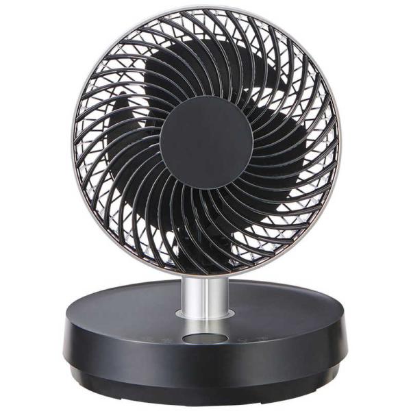 ユアサプライムス サーキュレーター DCモーター 16畳 高さ調整 30〜72cm 伸縮 上向き90° YCL-D183HFR-K ブラック 分解 丸洗い リモコン付