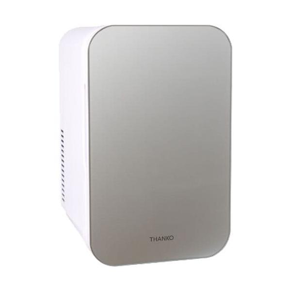 THANKO (サンコー) 容量6L 保温庫 保冷庫 静音 冷温庫 小型冷蔵庫 SMHCSMSWH ポータブル 冷蔵庫 小型 卓上  自分専用おとしずか冷温庫