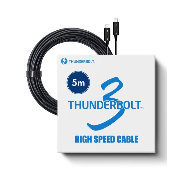 Pasidal(パシダル) Thunderbolt3 Active Optical Cable 5m サンダー