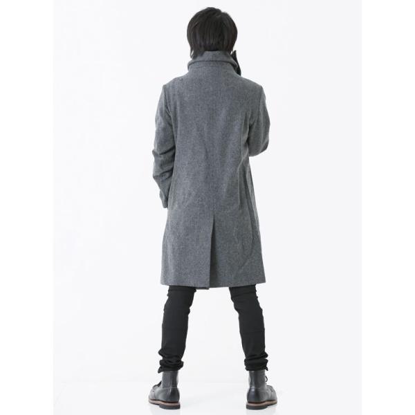 コート モード系 メンズ ロング丈 アウターメンズ 秋冬 ビッグカラー風 ワイドカラー フード付き ブラック グレー 黒 V系 ウールコート As Super Sonic Buyee Buyee Japanischer Proxy Service Kaufen Sie Aus Japan