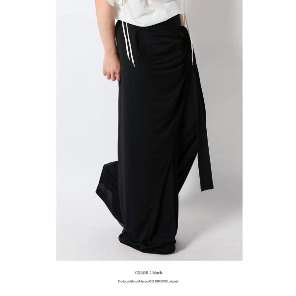 ワイドパンツ 巻きパンツ メンズ モード系 ロング丈 フレア 幅広 As Super Sonic Buyee Buyee 日本の通販商品 オークションの代理入札 代理購入